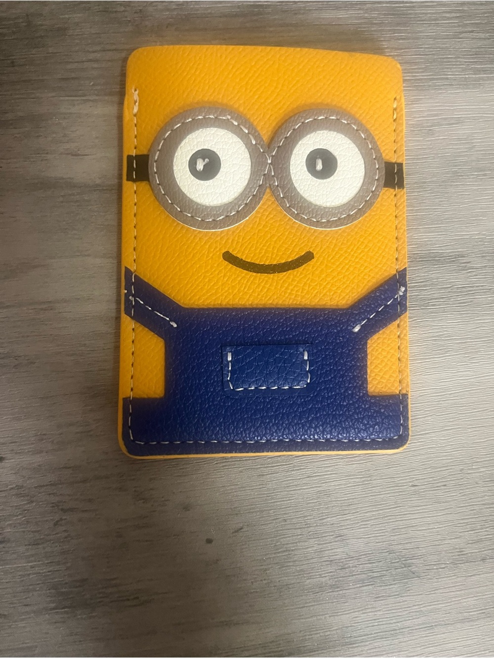 Yellow Minion Card Holder Wallet